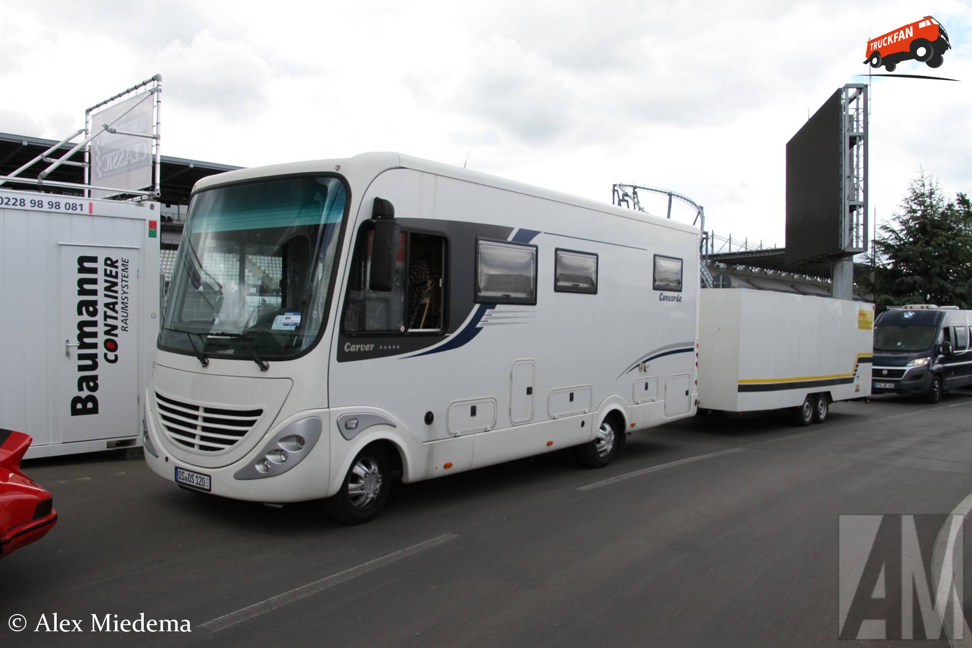 Racetransporter Concorde Carver bij Nürburgring Classic 2026