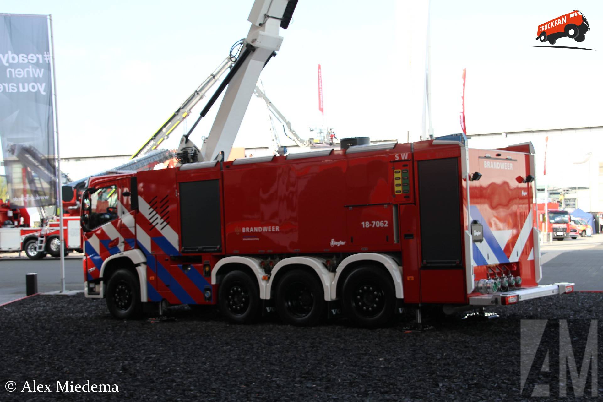Volvo FM 510 8x2 Fire truck at Messe Hannover