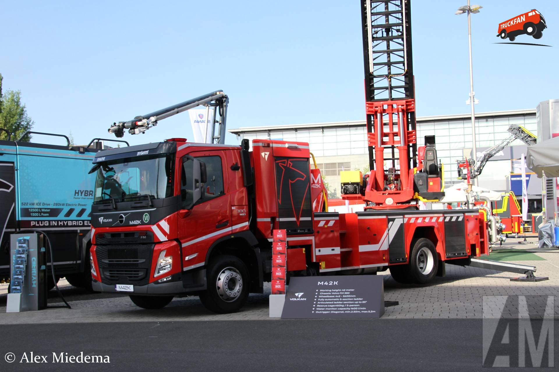 Volvo FM380 hoogwerker op Interschutz 2026