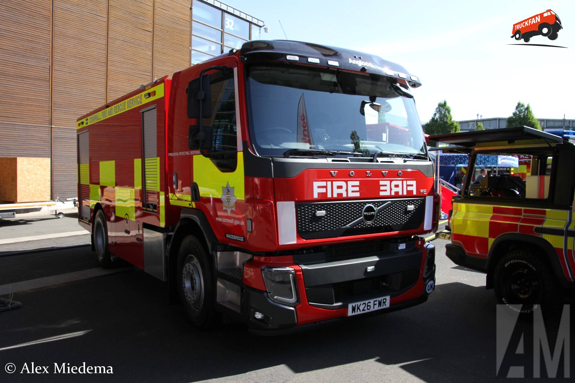Volvo FE van Cornwall Fire and Rescue Services