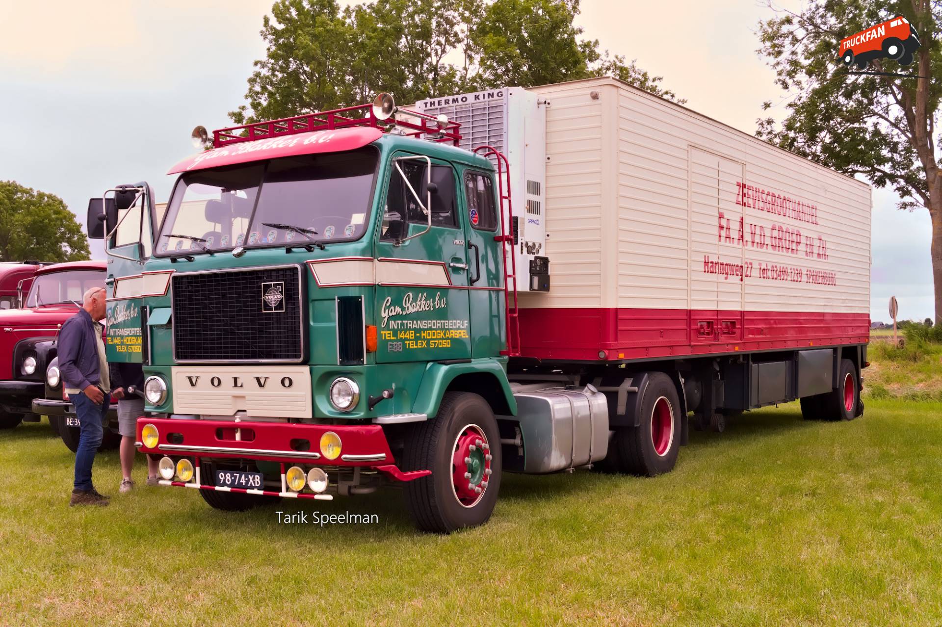 Volvo F88 vrachtwagen van Transportbedrijf G.A.M. Bakker B.V.