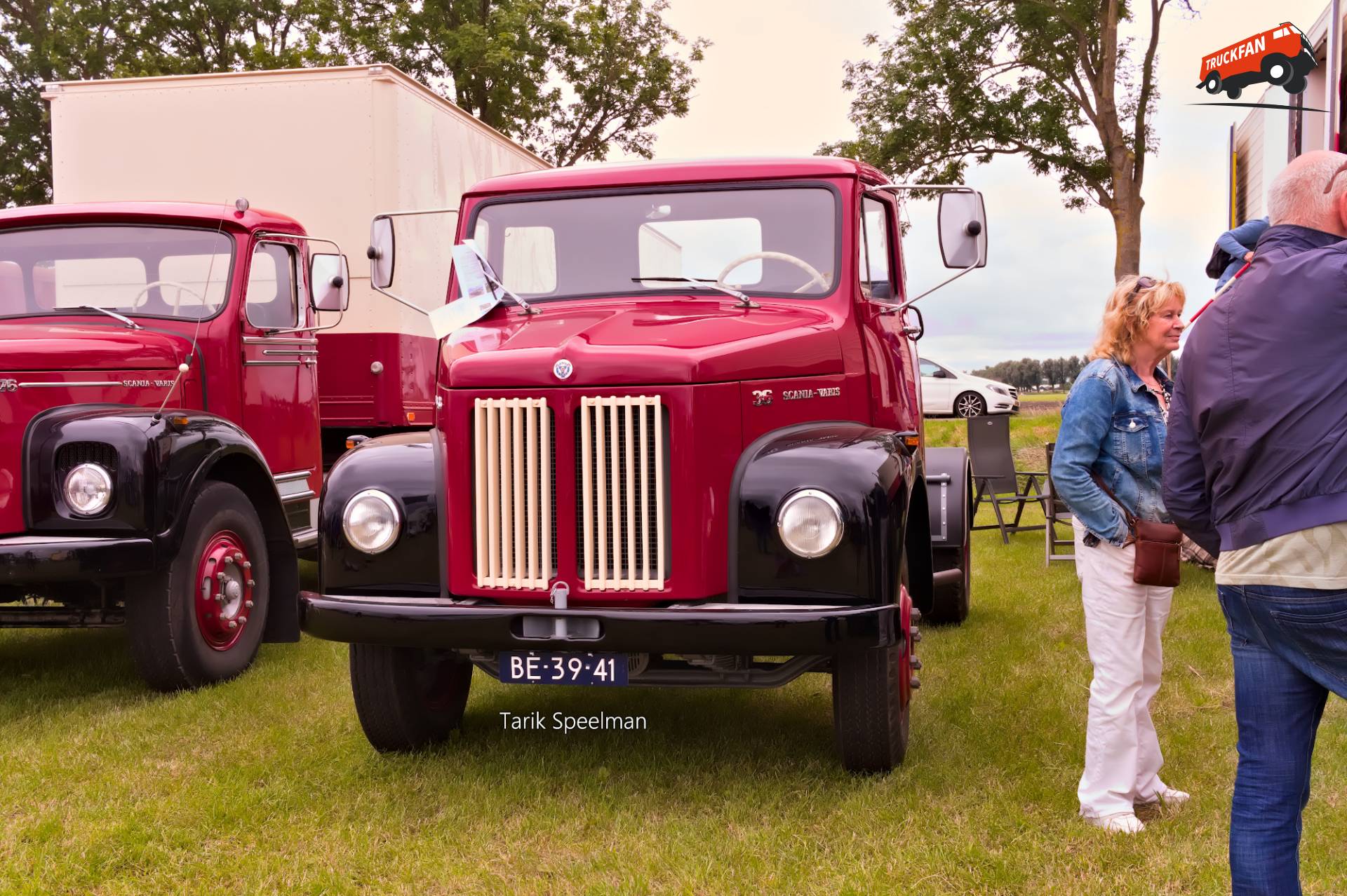 Scania L36 vrachtwagen met kenteken BE-39-41