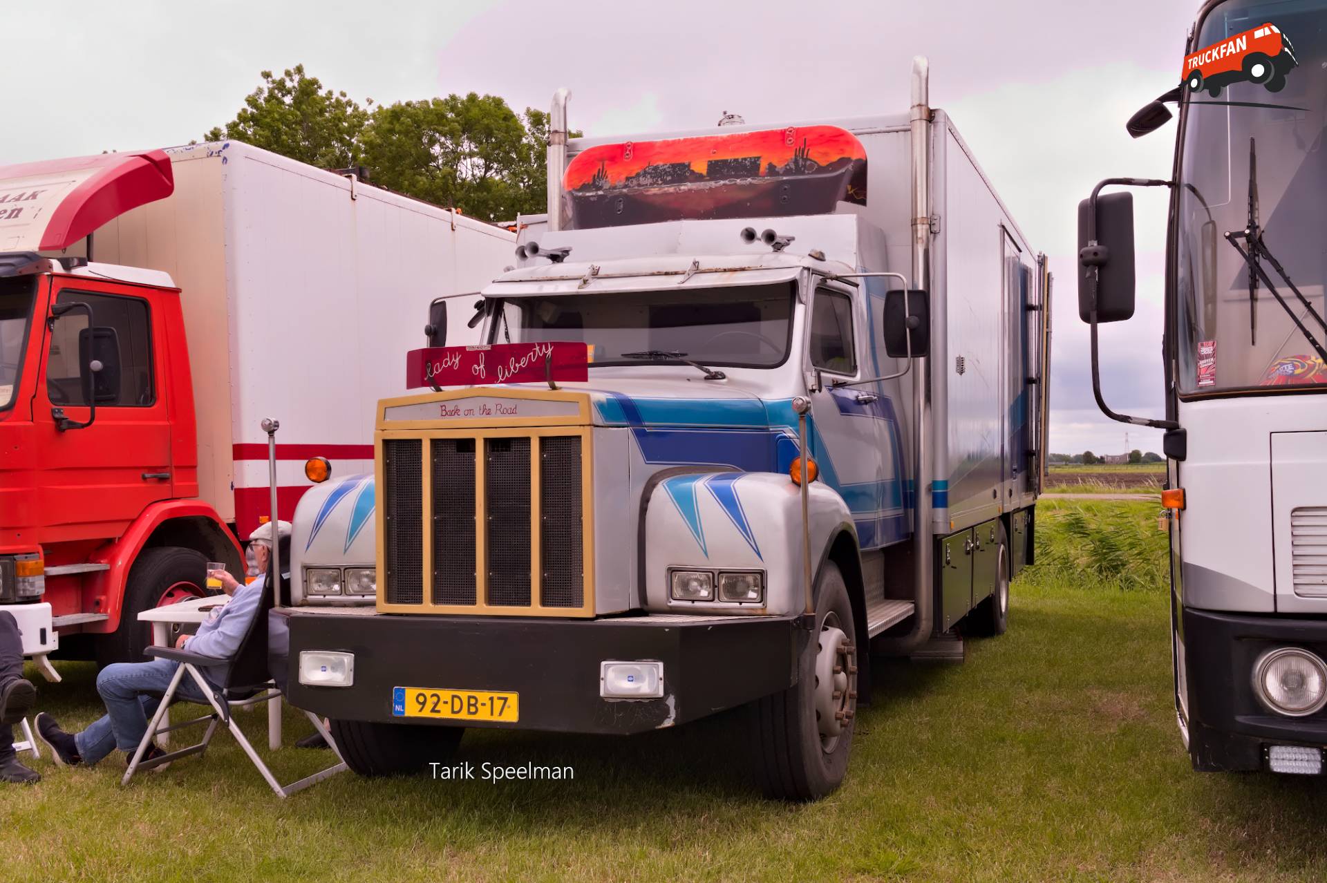 Scania L81 Camper with License Plate 92-DB-17