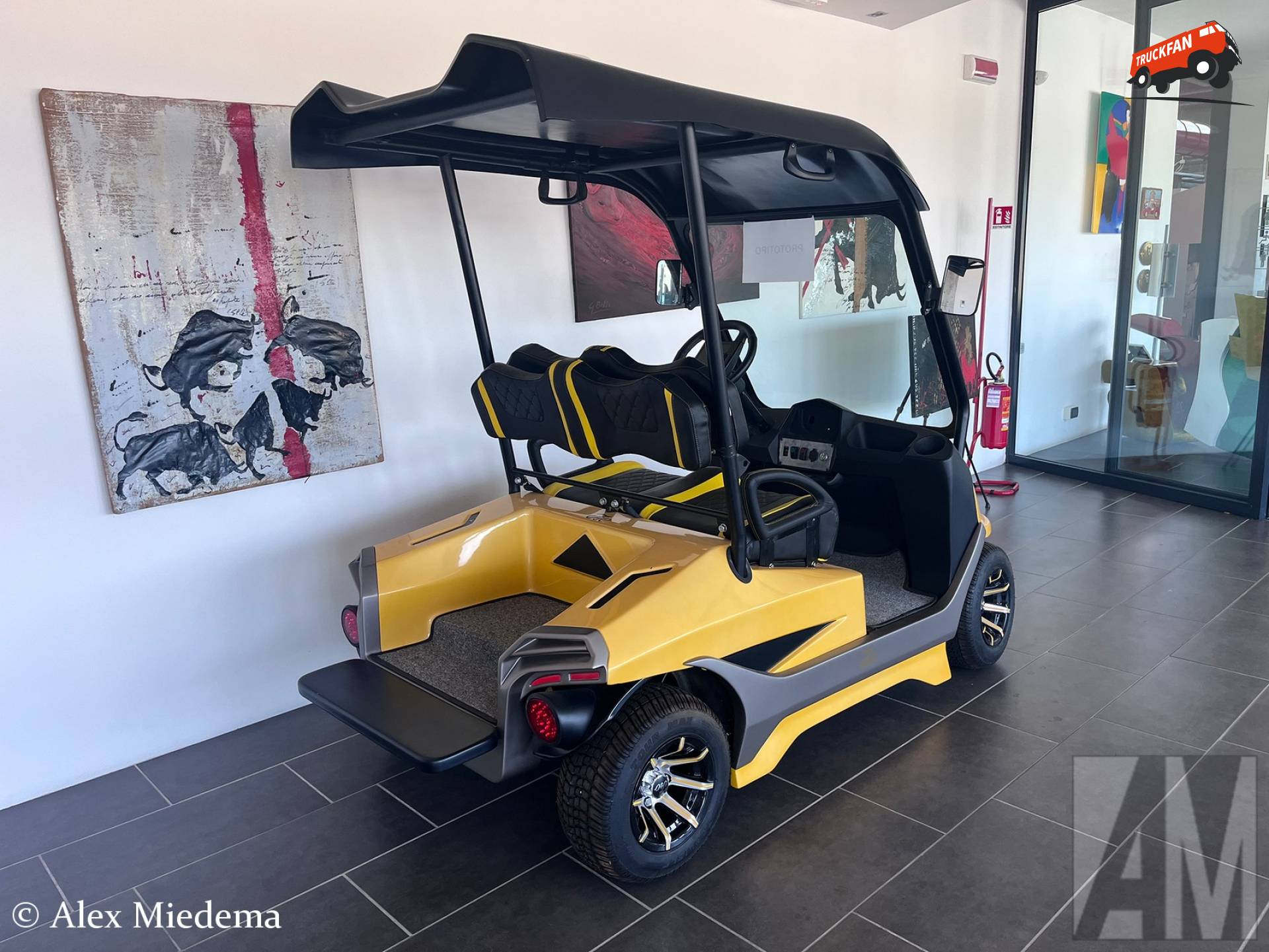 Prototype Town Life voertuig in Museo Ferruccio Lamborghini