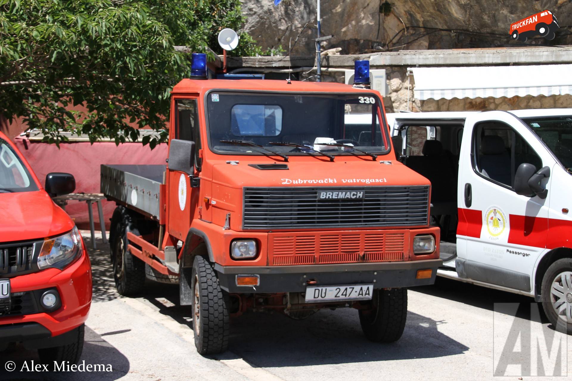Bremach GR4.5 4x4 brandweerwagen in Zaton