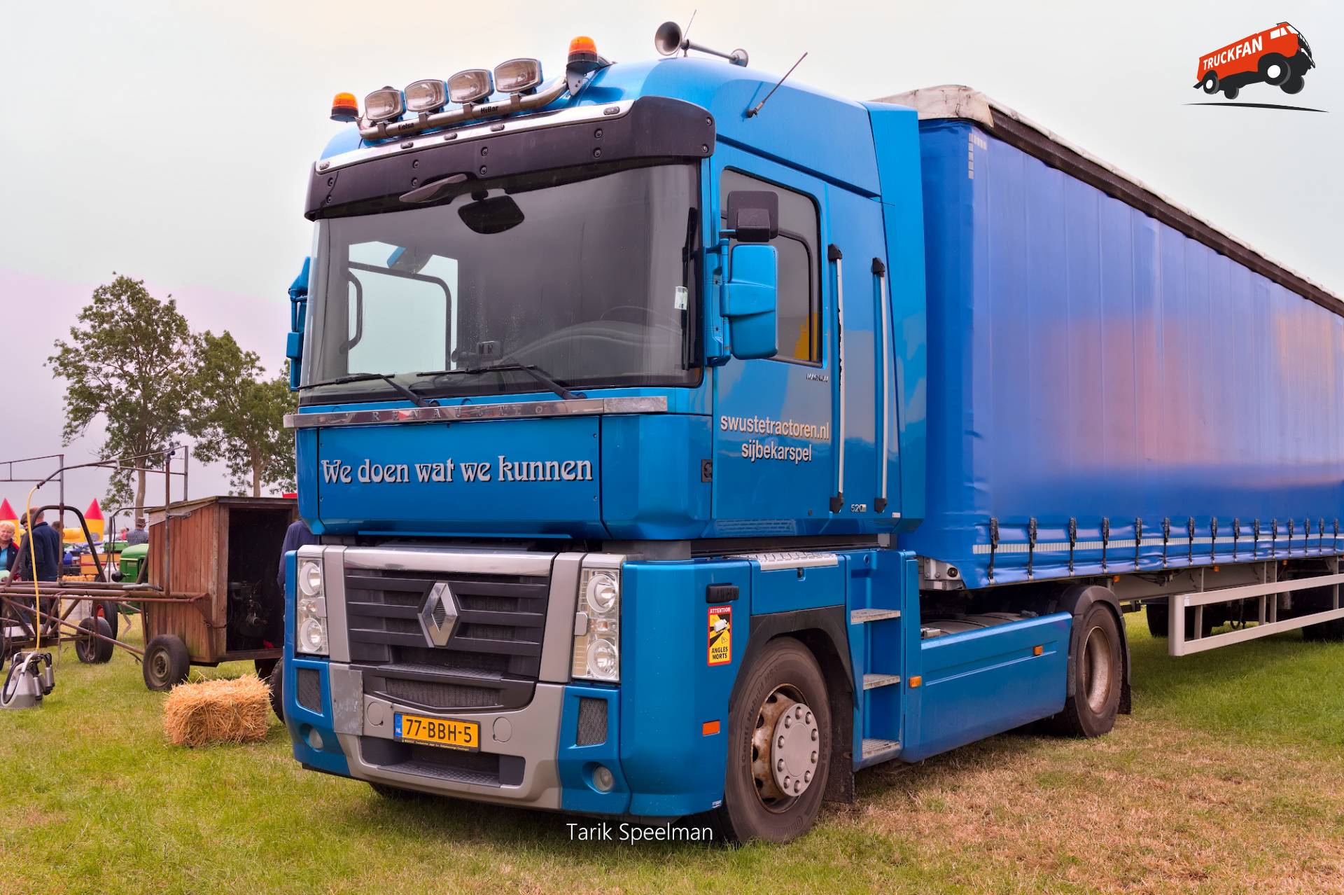 Renault Magnum 3rd Gen vrachtwagen met kenteken 77-BBH-5