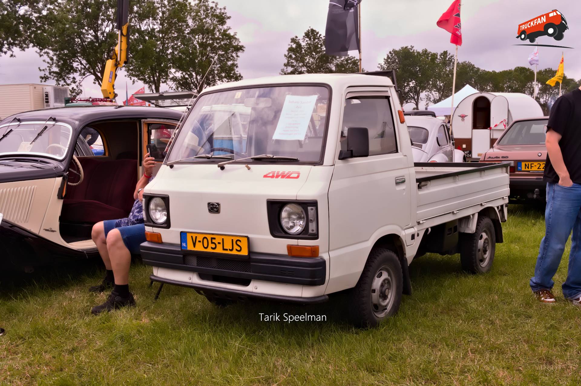 Subaru Sambar 4x4 met open laadbak