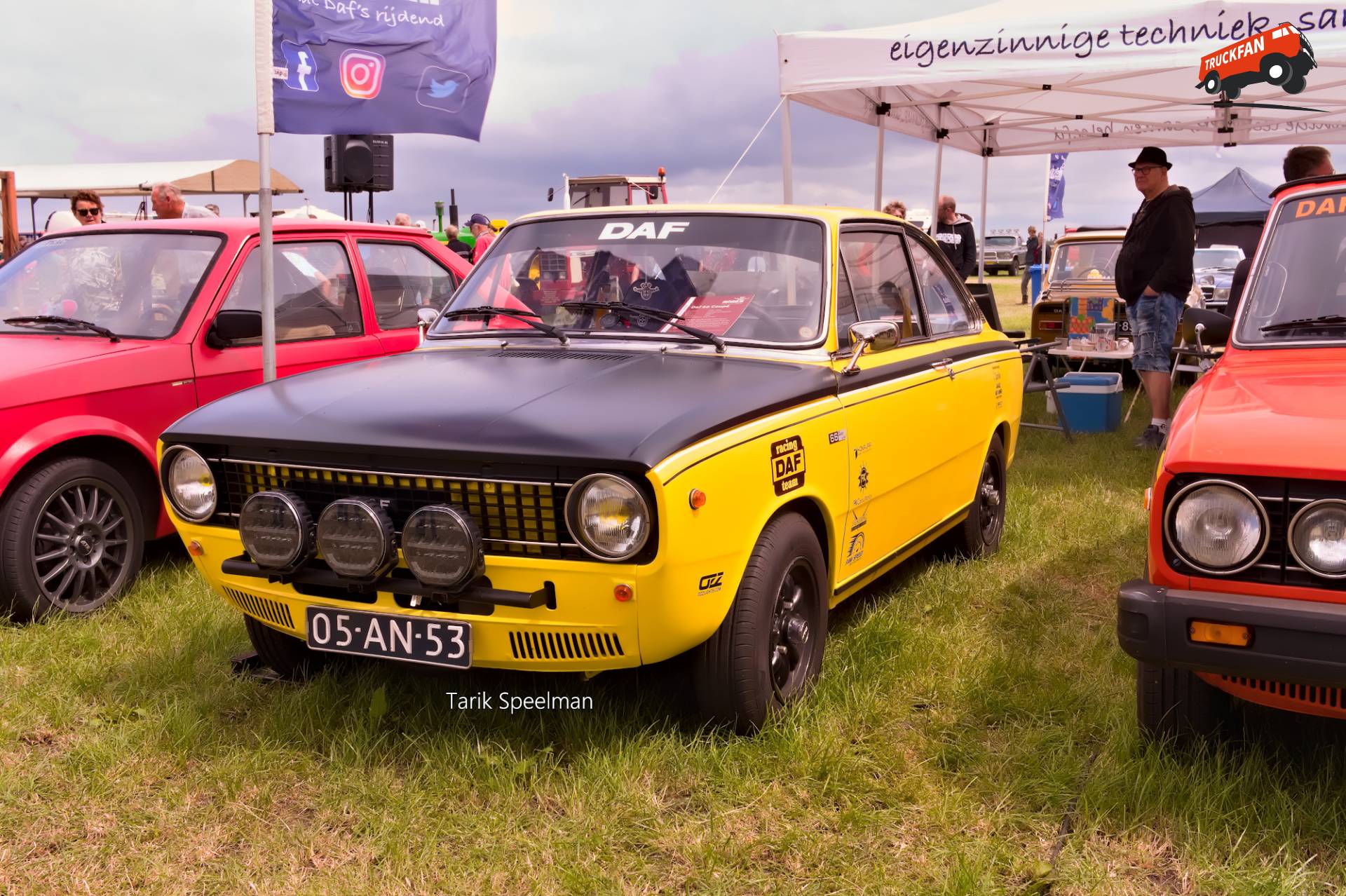 DAF 66 personenauto in race-uitvoering