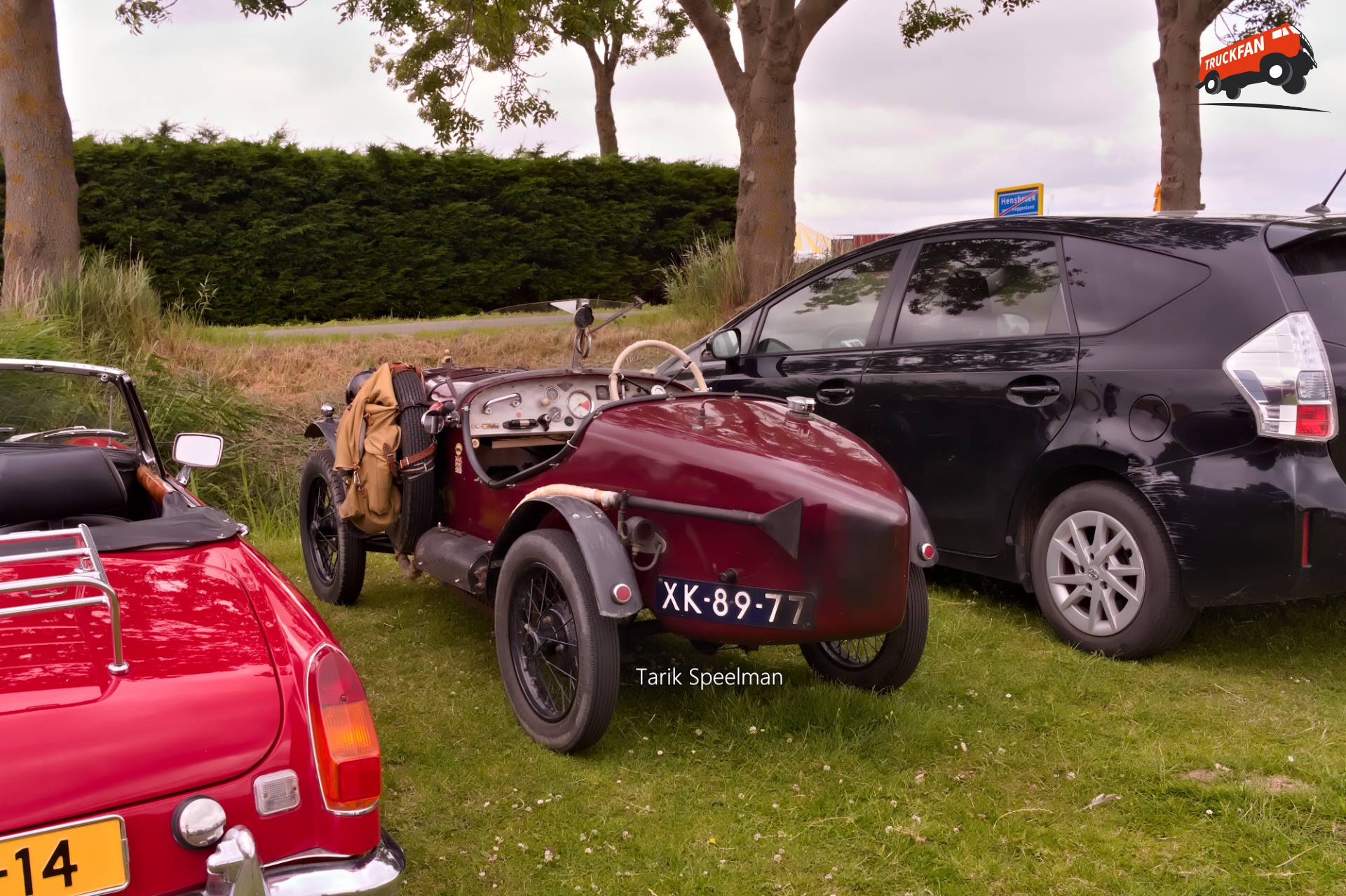 Austin Seven personenauto in Hensbroek