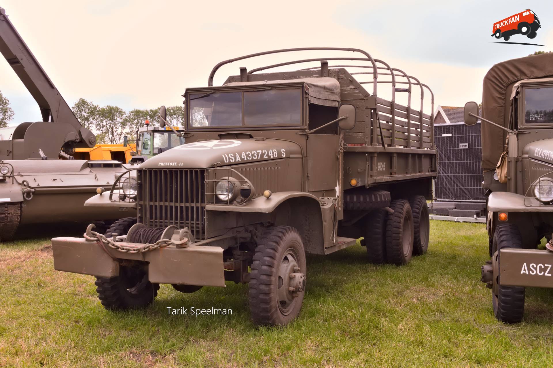GMC CCKW-353 vrachtwagen bij Historisch Festival Hensbroek 2026