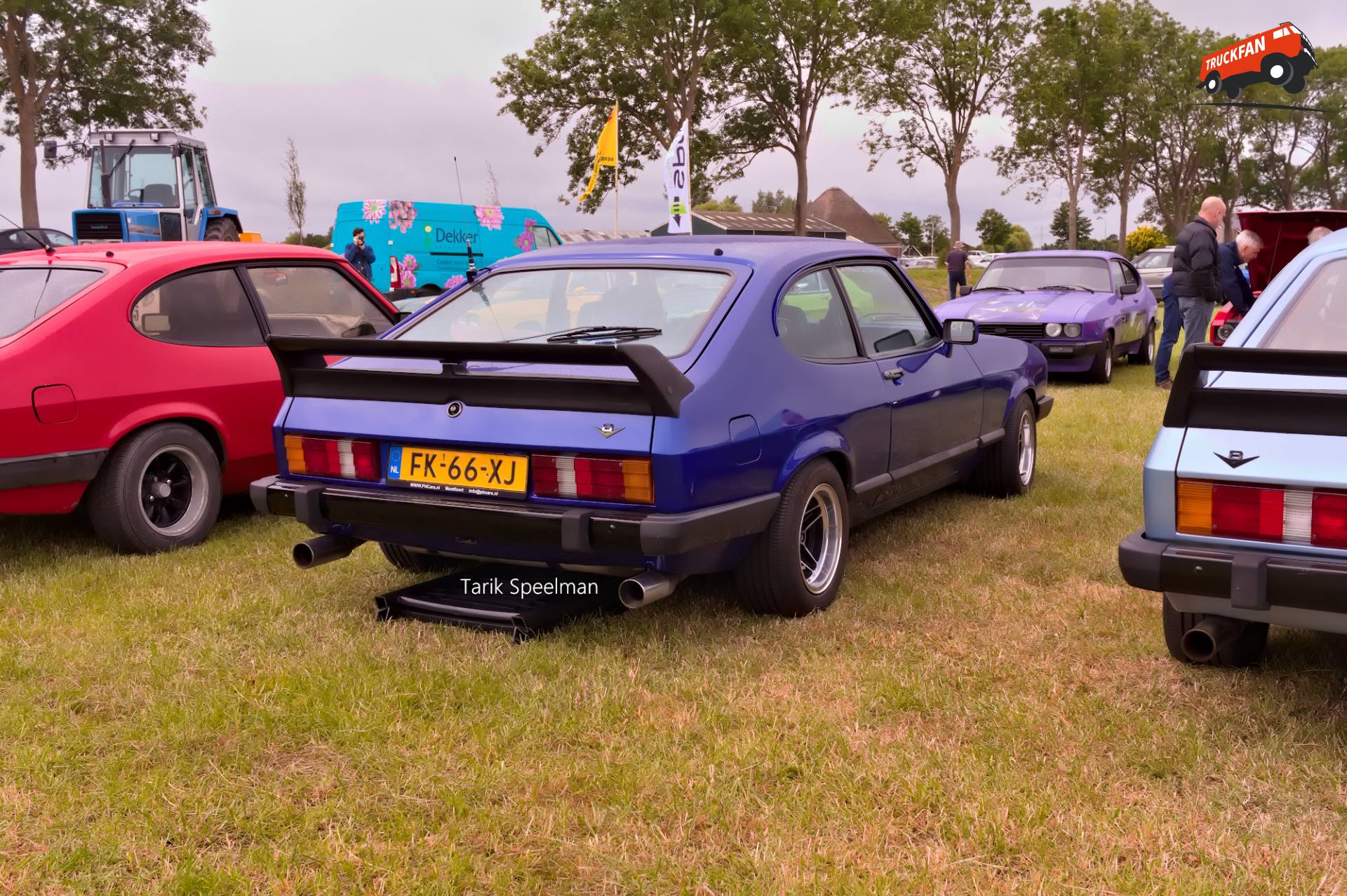 Ford Capri personenauto op historisch festival Hensbroek