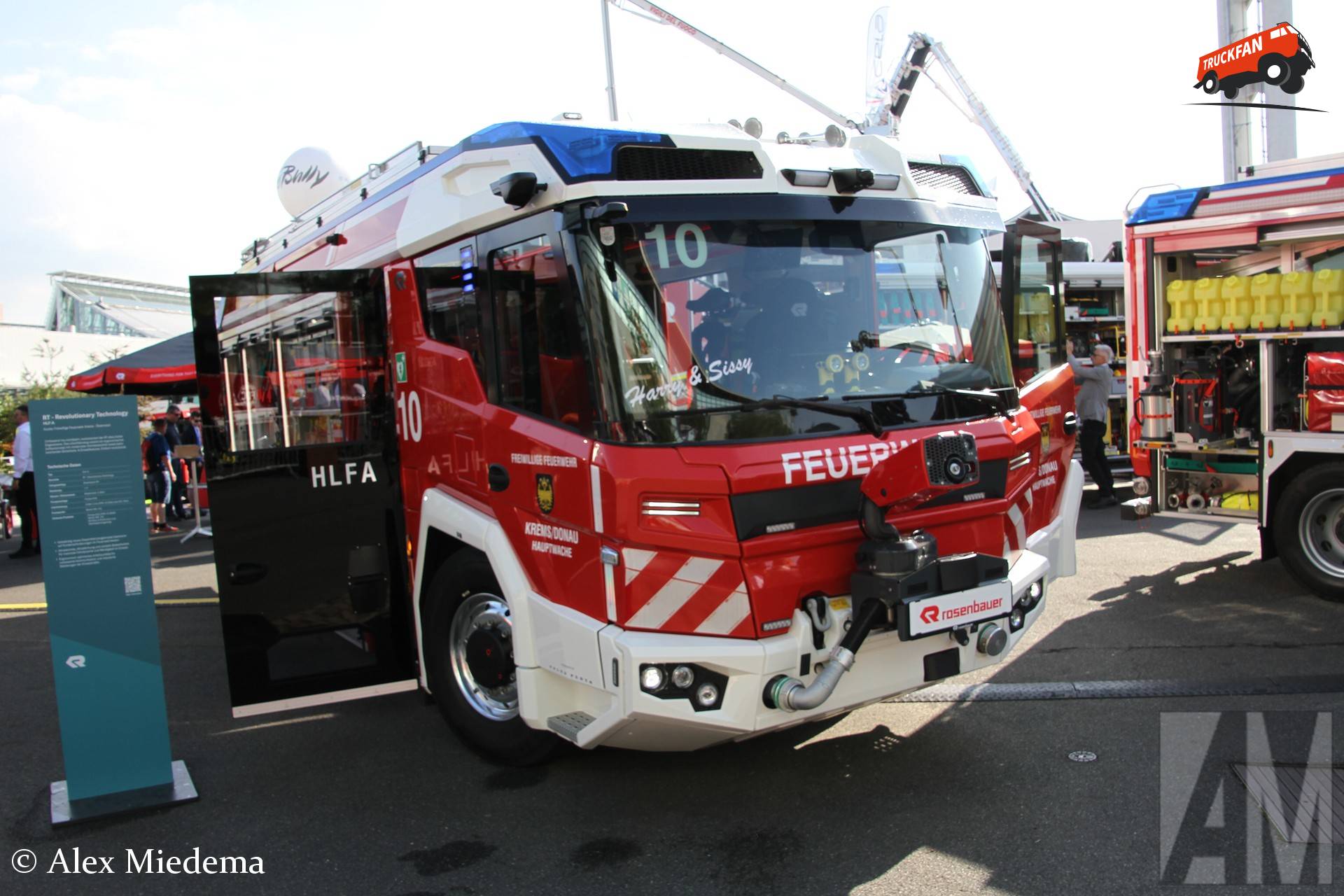 Rosenbauer RT brandweertruck bij Messe Hannover