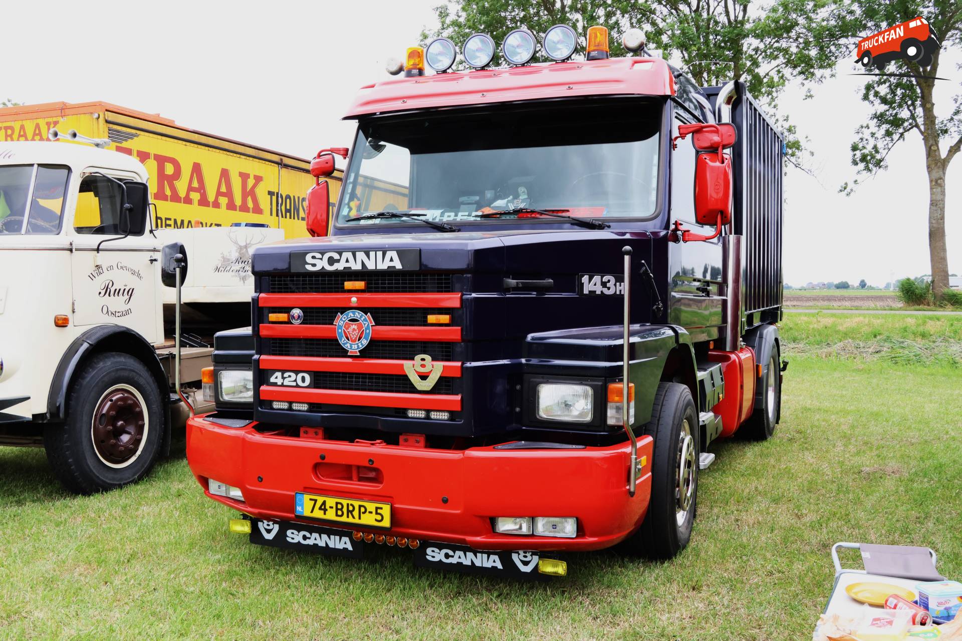 Scania T143 truck at Historisch Festival