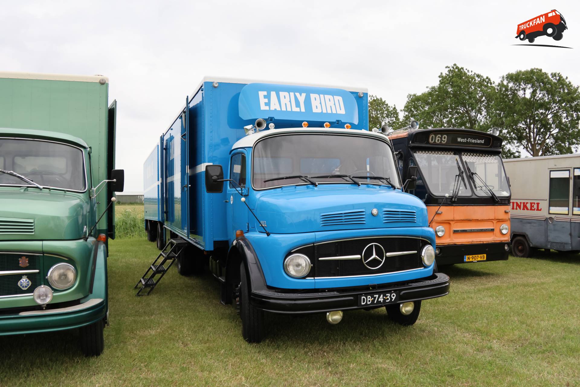 Mercedes-Benz Kurzhauber op historisch festival