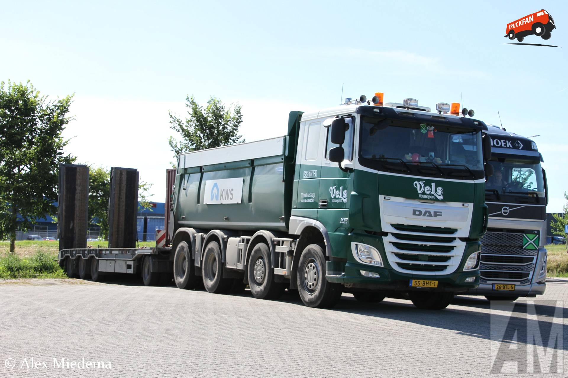 DAF XF 460 FAD WGS truck at Goudreinet Vuren