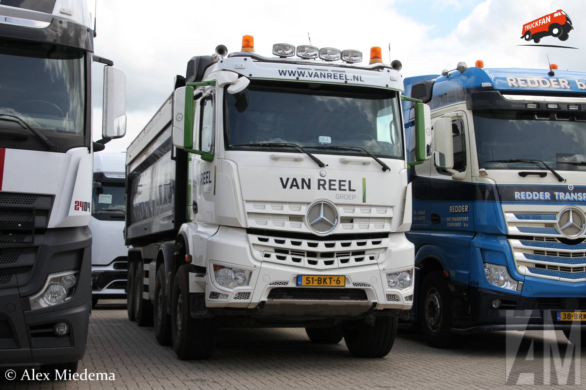 Van Reel Groep Mercedes-Benz Arocs truck