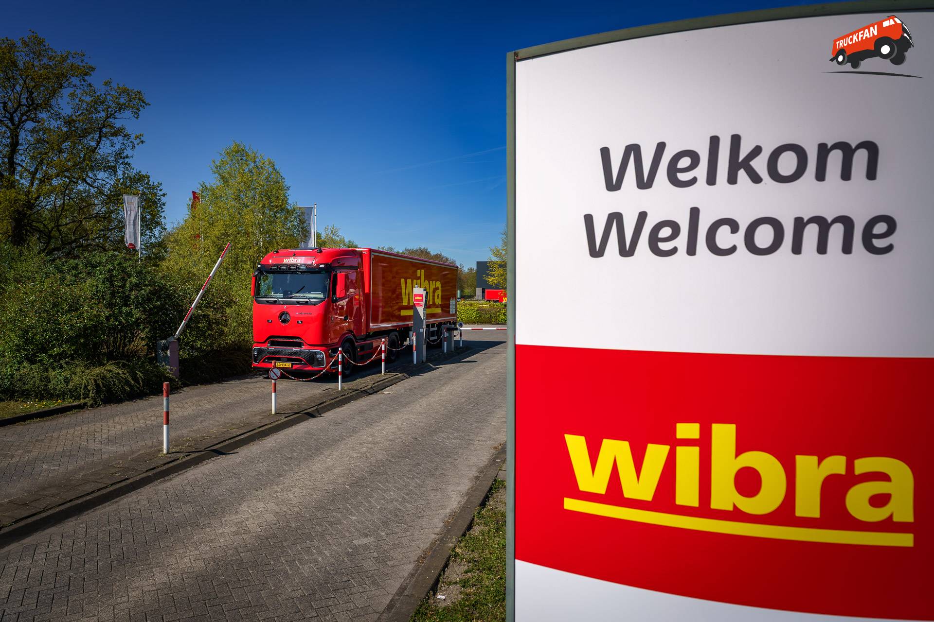 Mercedes-Benz eActros 600 elektrische trucks bij Wibra