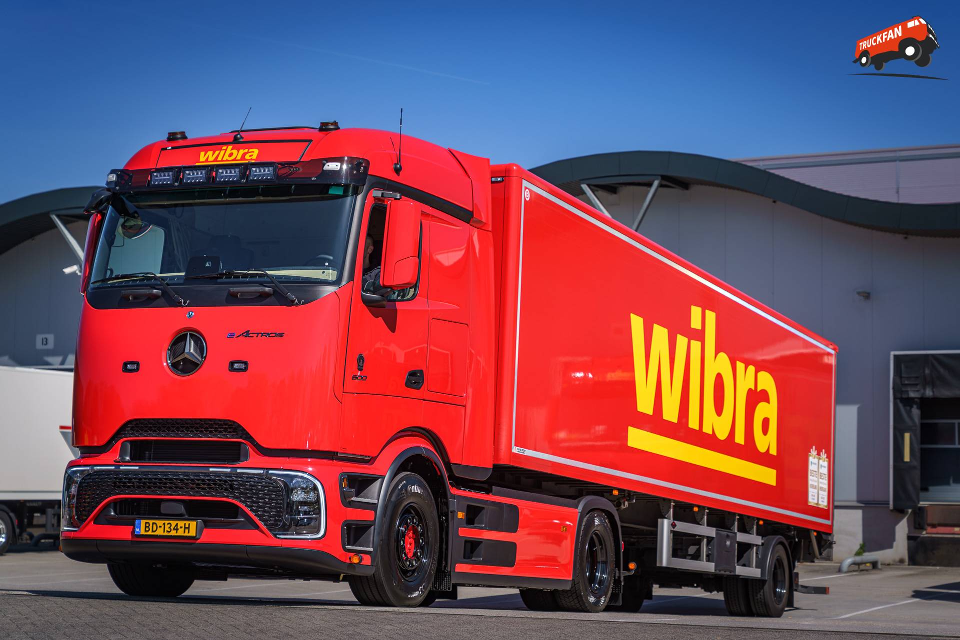 Wibra's inzet van elektrische transporttrucks in Nederland en België