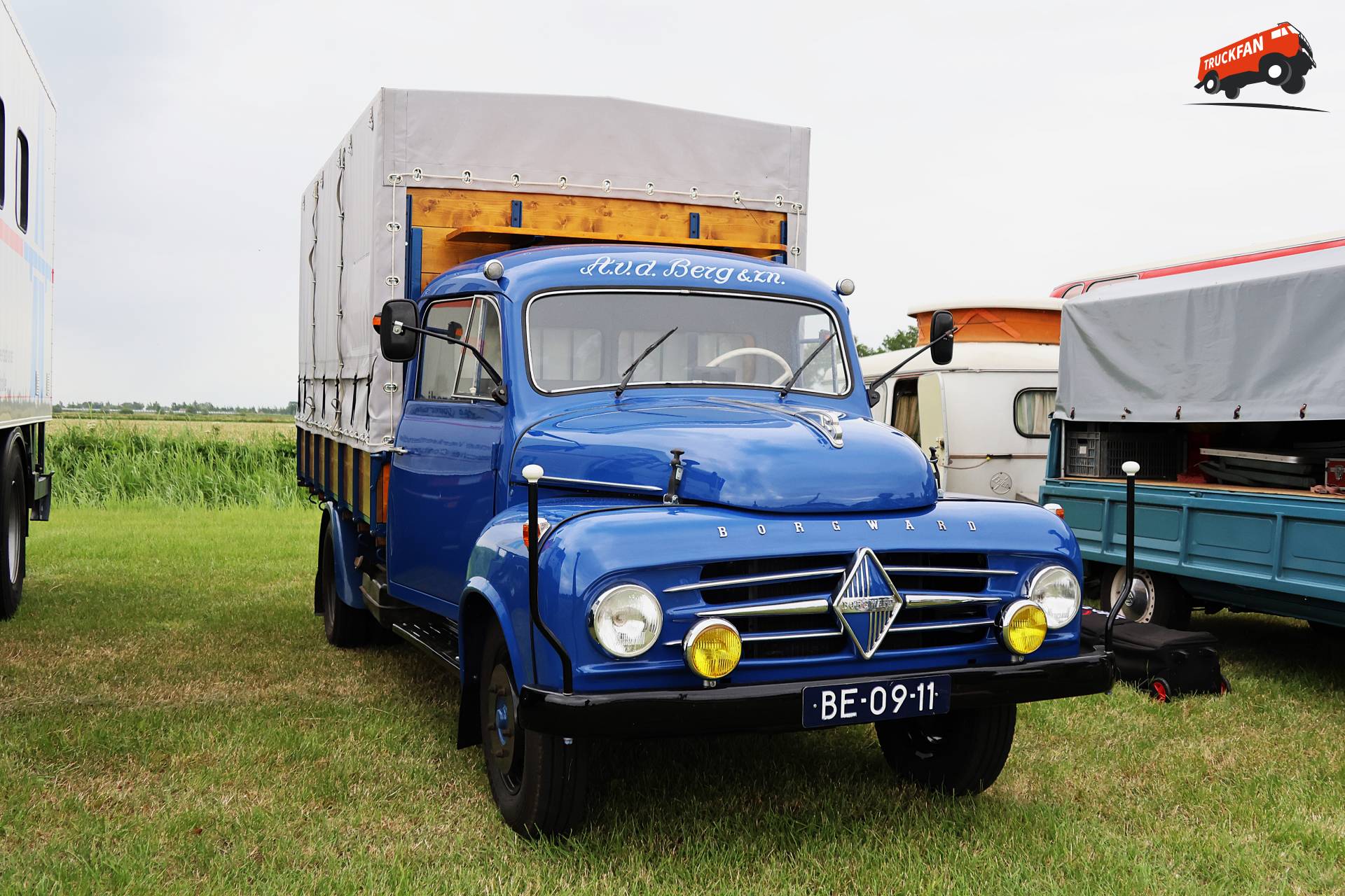 Borgward B1500 op historisch festival in Hensbroek