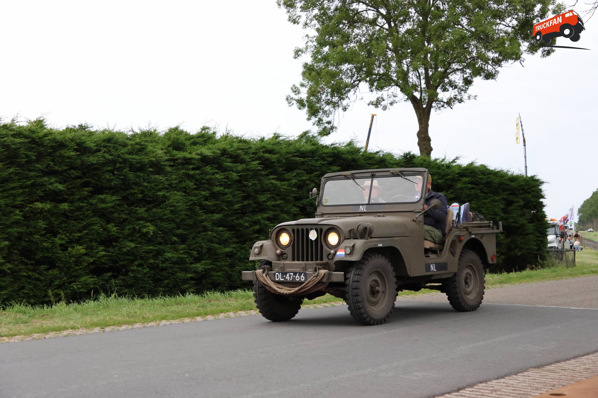 NEKAF M38A1 bij historisch festival Hensbroek