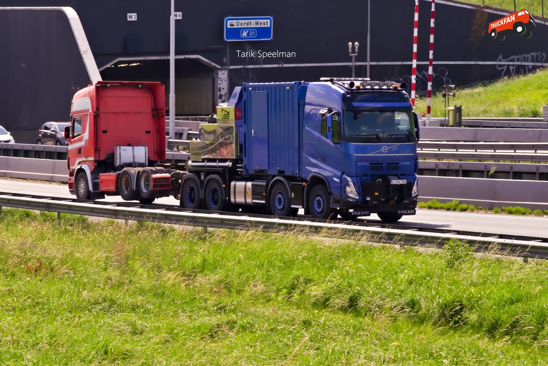 Volvo FH 5th Gen vrachtwagen met Belgisch kenteken