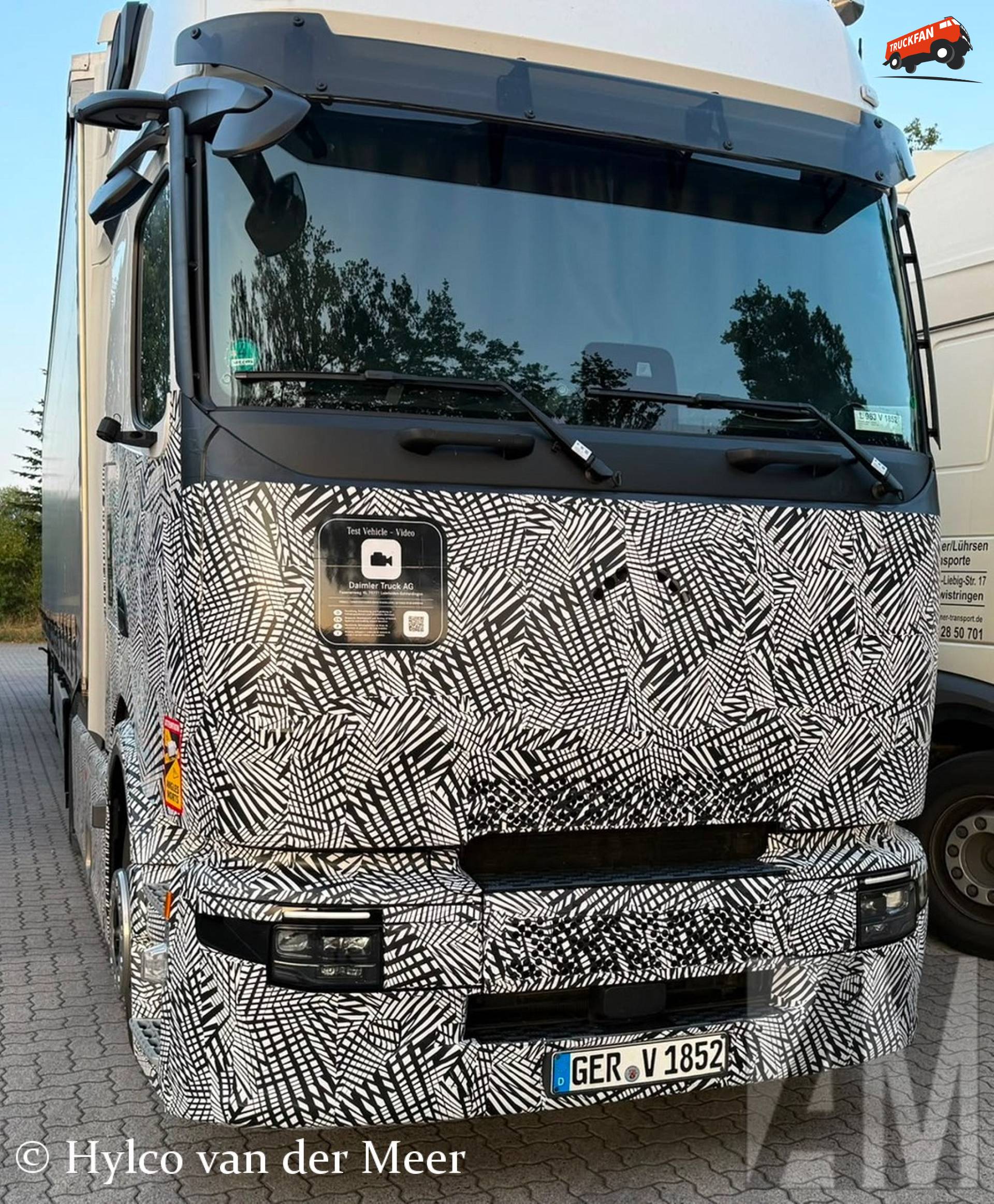 Mercedes-Benz Actros MP6 testtruck spotted by Hylco van der Meer