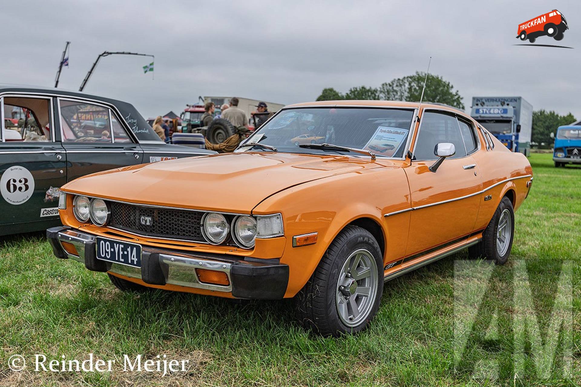 Toyota Celica uit 1977 bij Oldtimerdei Nijlân