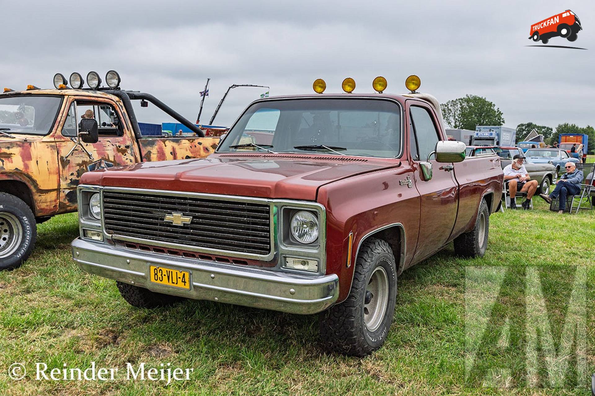 Chevrolet pick-up bij Oldtimerdei Nijlân