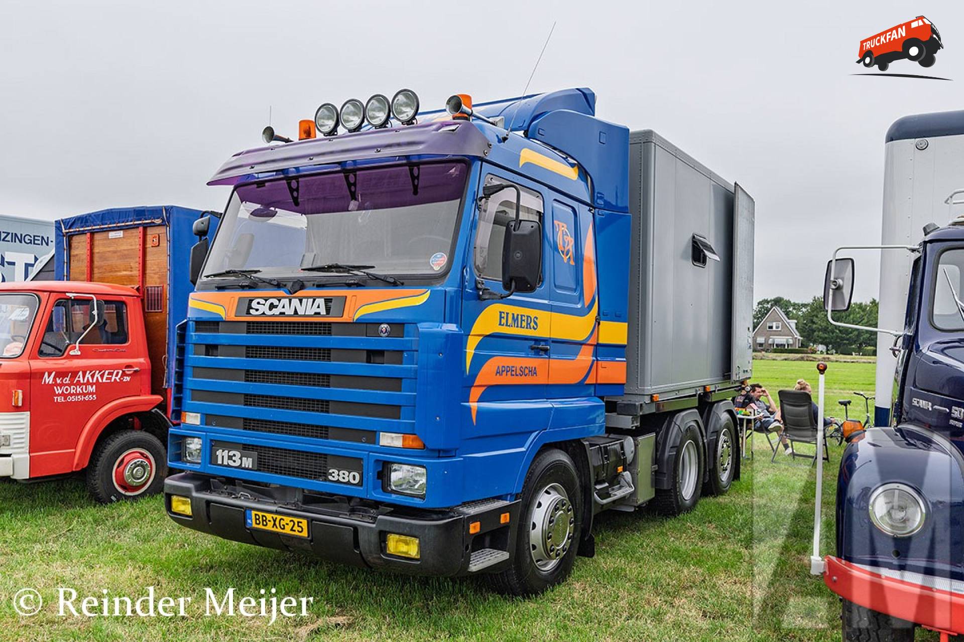 Scania 113M380 van Elmers bij Oldtimerdei Nijlân