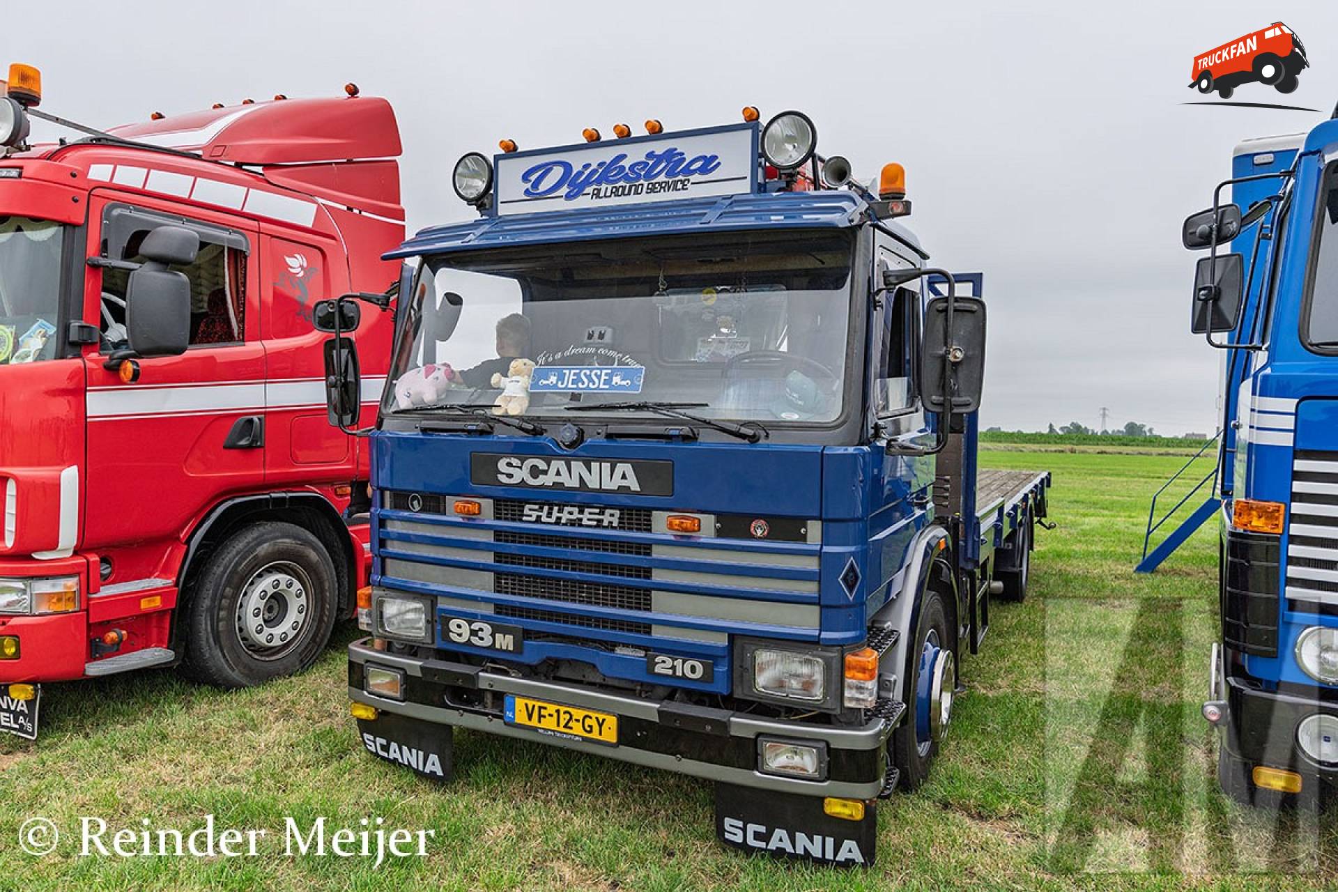 Scania 93M210 van Gabriël Dijkstra gefotografeerd