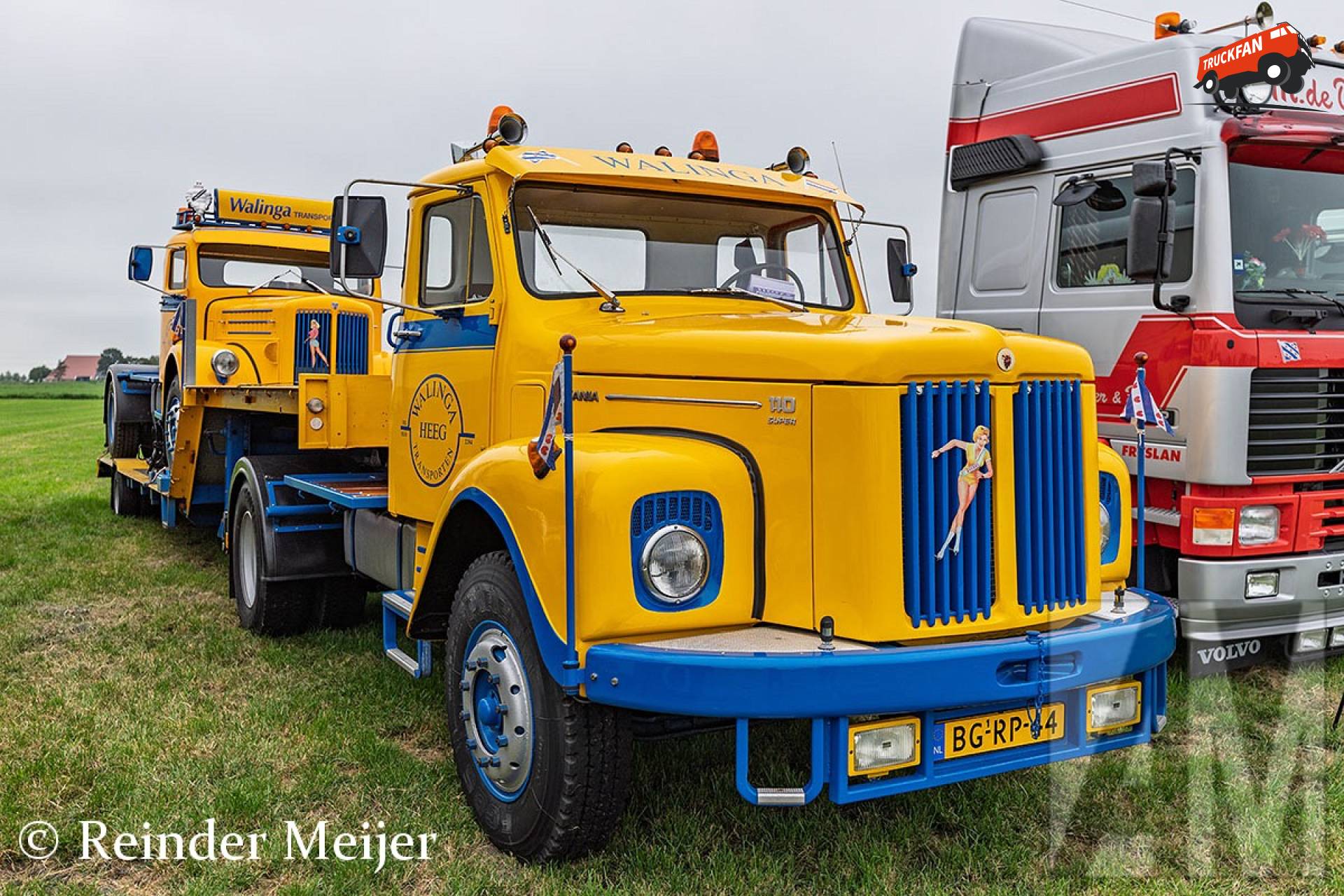 Scania L110 bij Oldtimerdei Nijlân