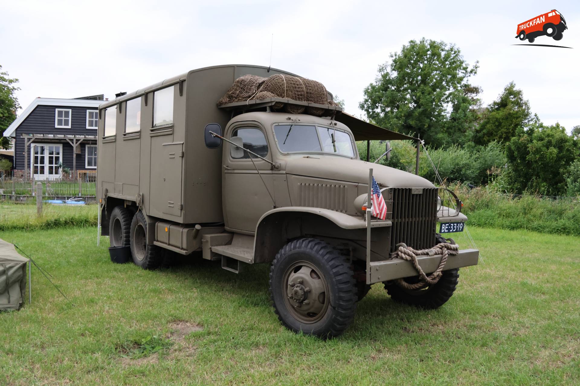 GMC CCKW 353 truck op historisch festival