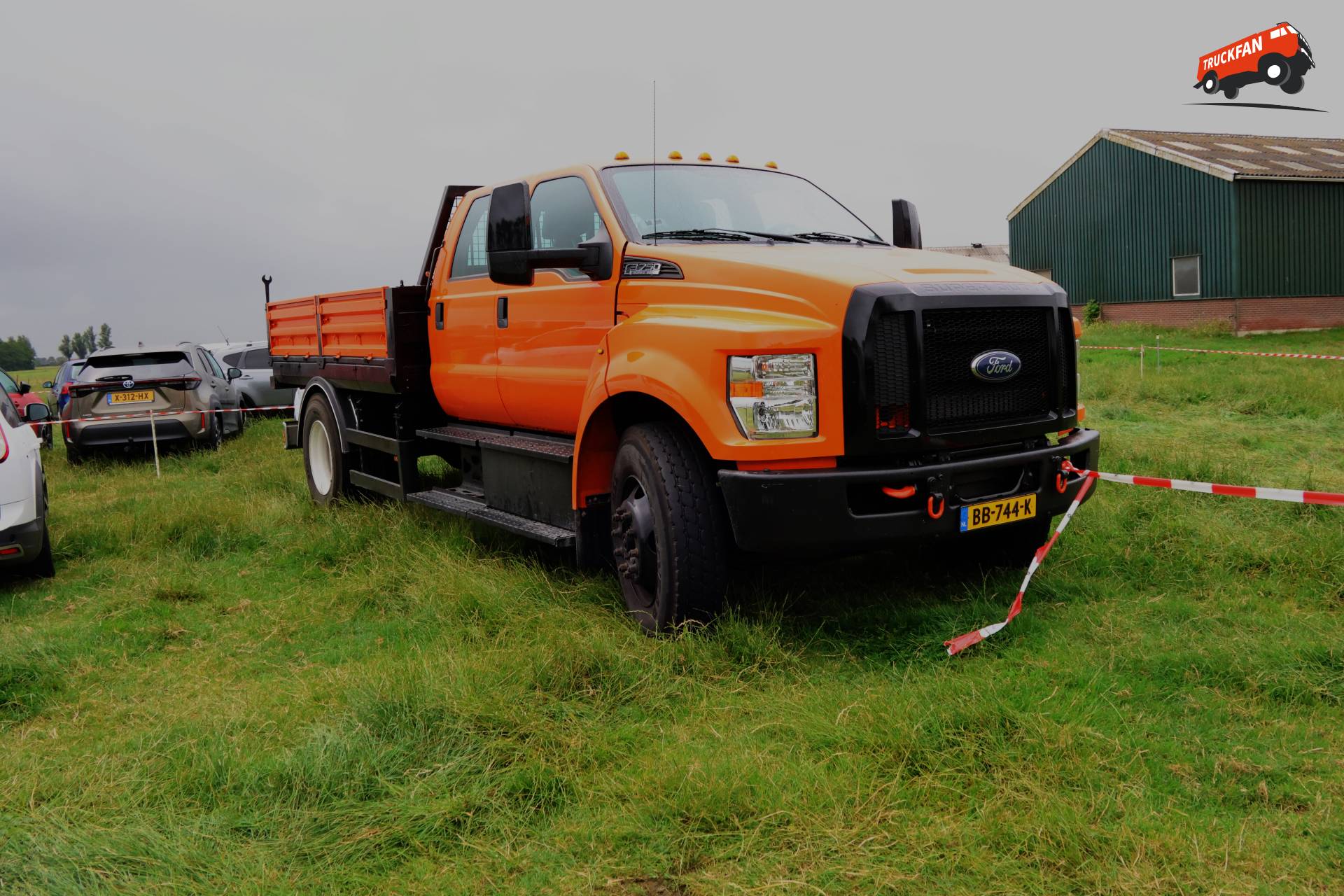 Ford F750 op Historisch Festival