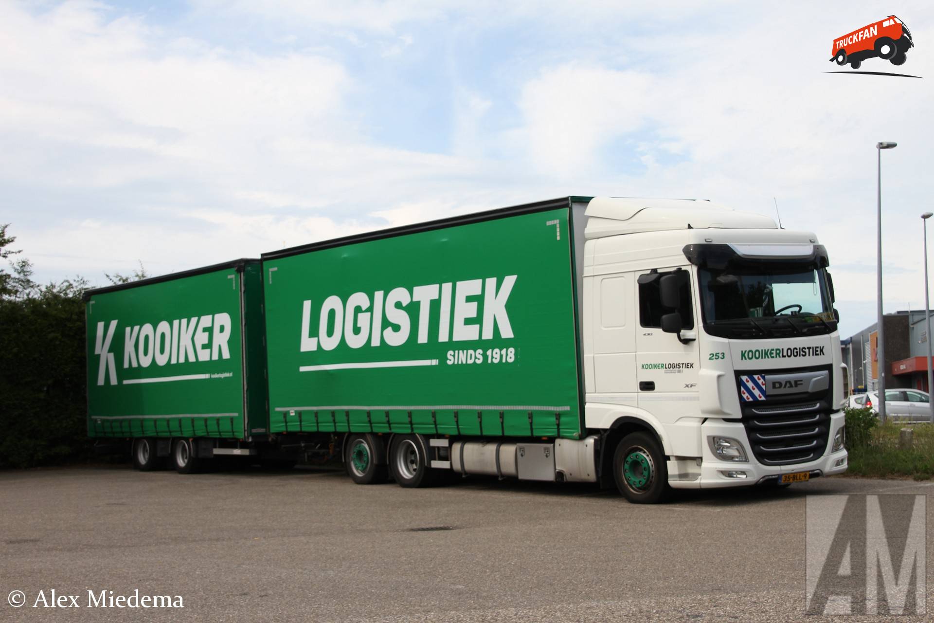 Kooiker Logistiek DAF XF wagenparknummer 253