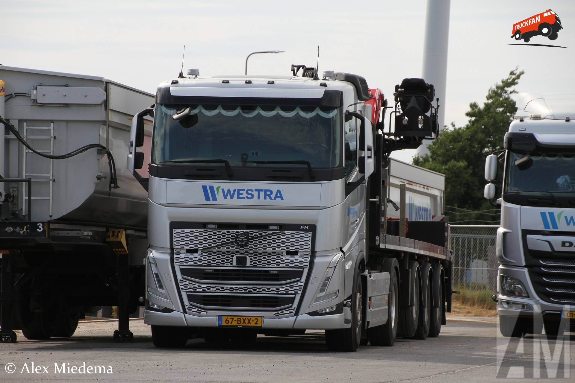 Volvo FH vrachtwagen in Franeker