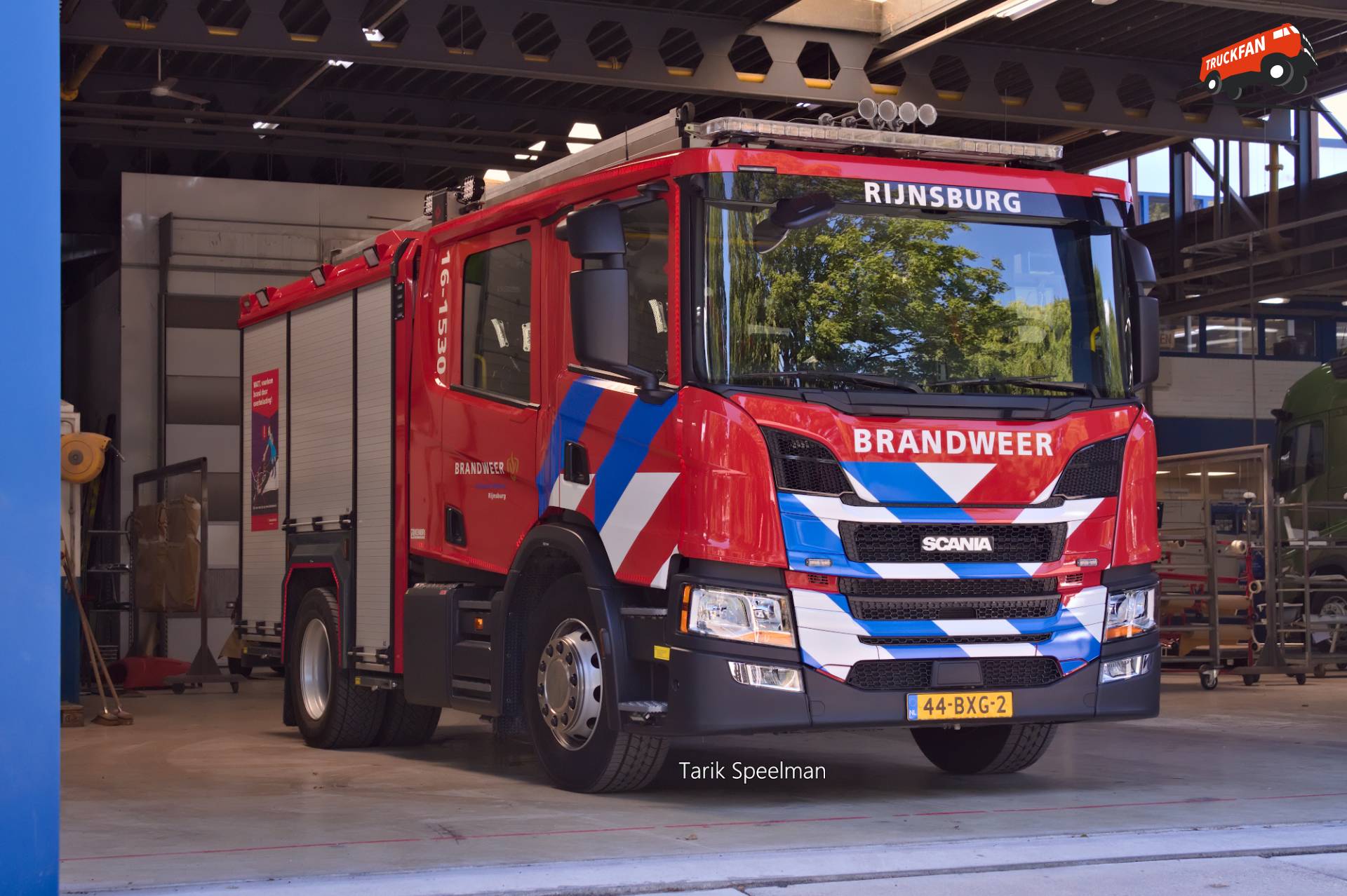 16-1530, Scania P320 van Brandweer Rijnsburg