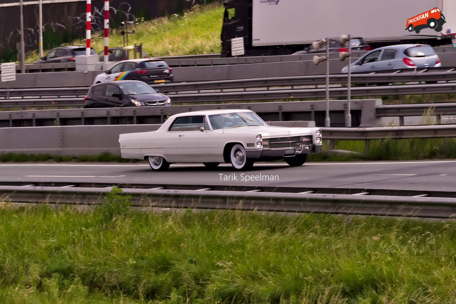 Cadillac DeVille passenger transport on A16
