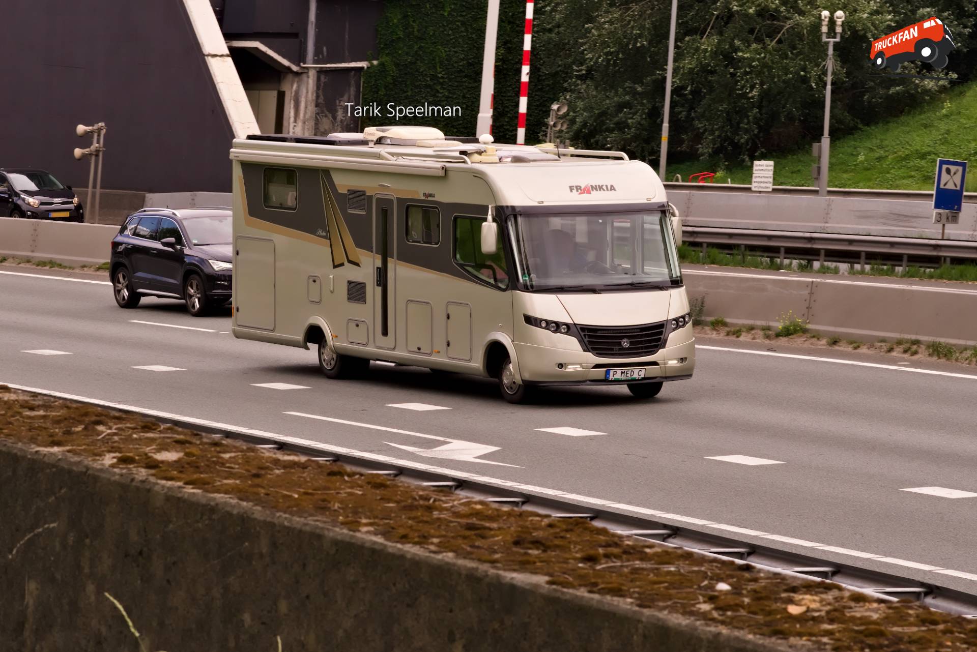 Frankia camper op A16