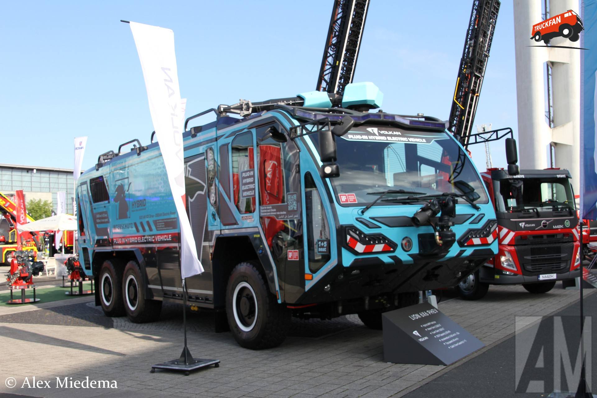 Volkan Lion 6x6 PHEV crashtender op Interschutz 2026