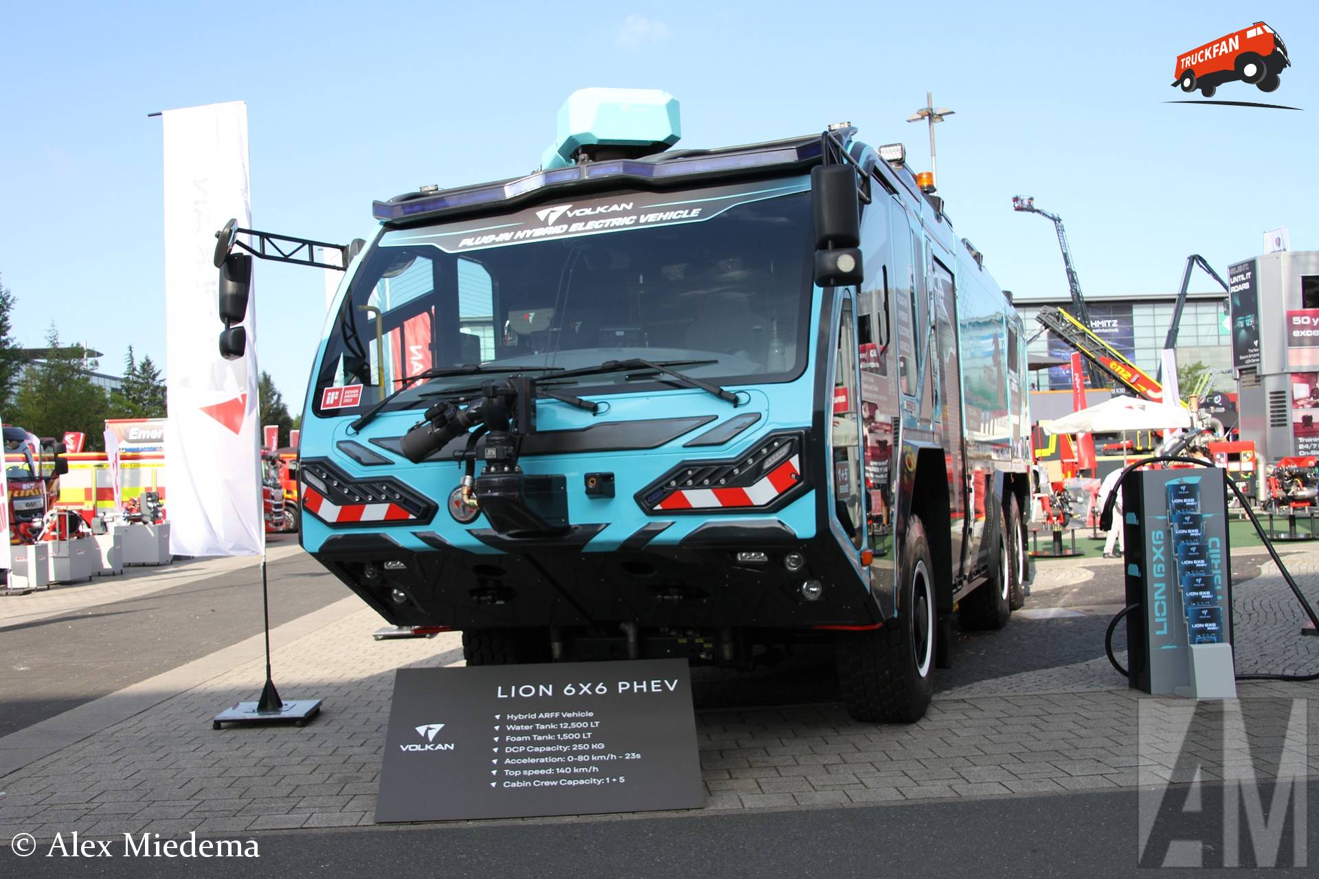 Volkan Lion 6x6 PHEV crashtender at Interschutz 2026