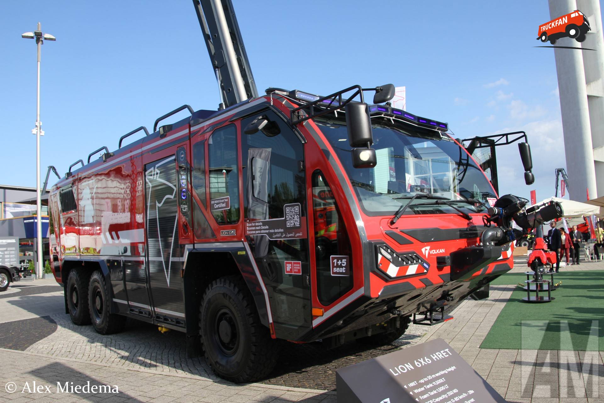 Volkan Lion 6x6 HRET crashtender op Interschutz 2026