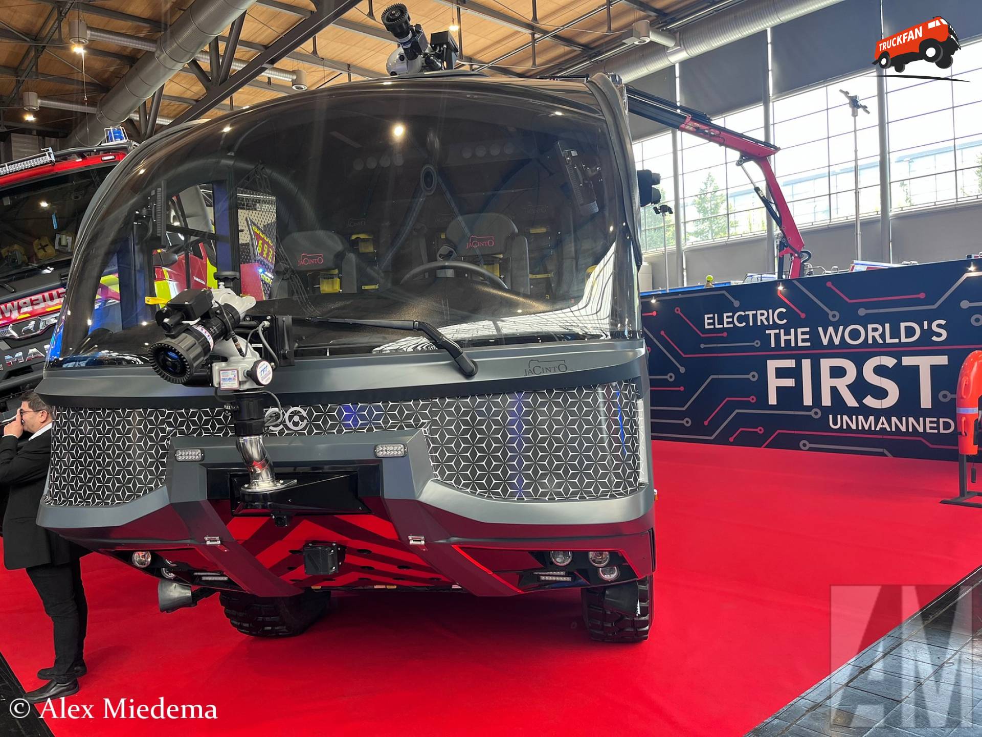Autonome elektrische Jacinto Eco-Camões brandweerwagen