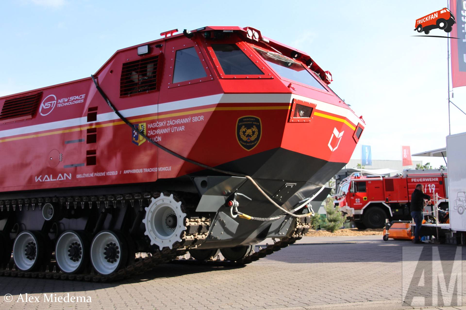 Amfibieveerboot Kalan met Tatra V12 motor