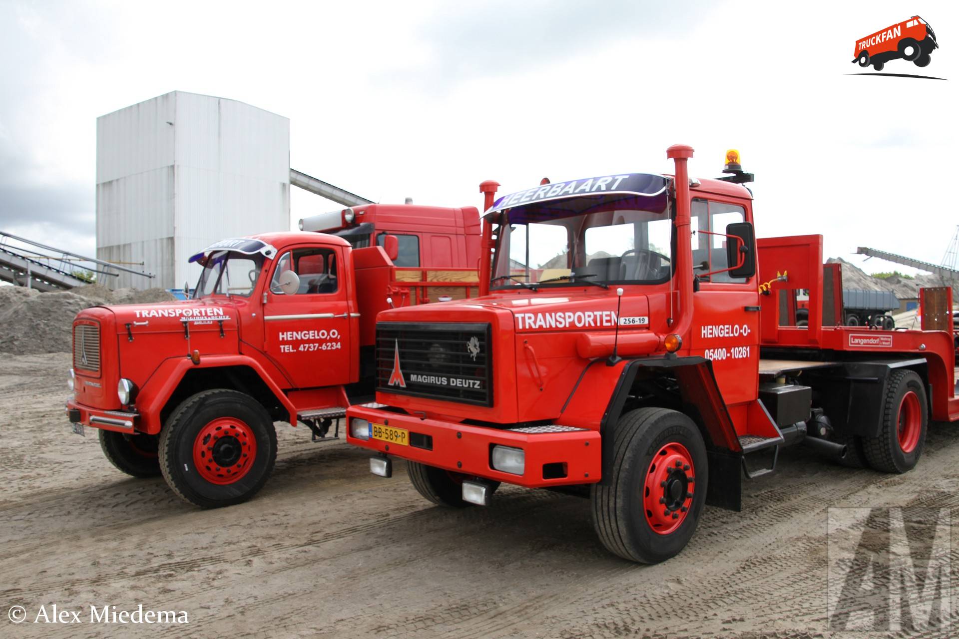 Magirus Deutz Eckhauber trucks at Zandput De Dormelaar