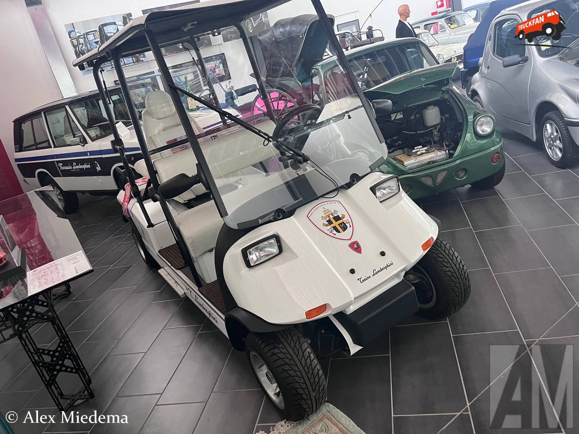 Tonino Lamborghini Pausmobiel in Museo Ferruccio Lamborghini