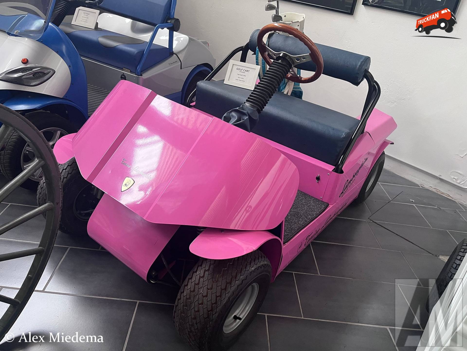 Elektrische golfwagen ontworpen door Giorgio Gnesda