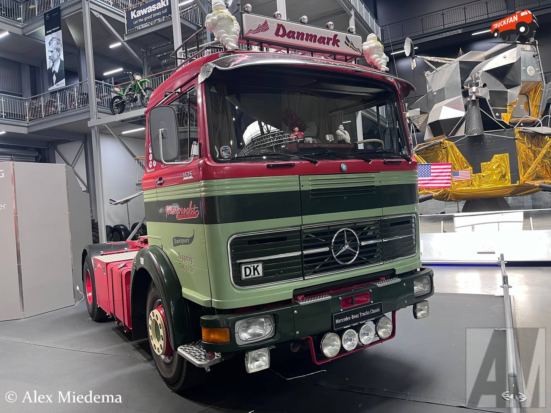 Mercedes-Benz LP truck from 1972 at museum