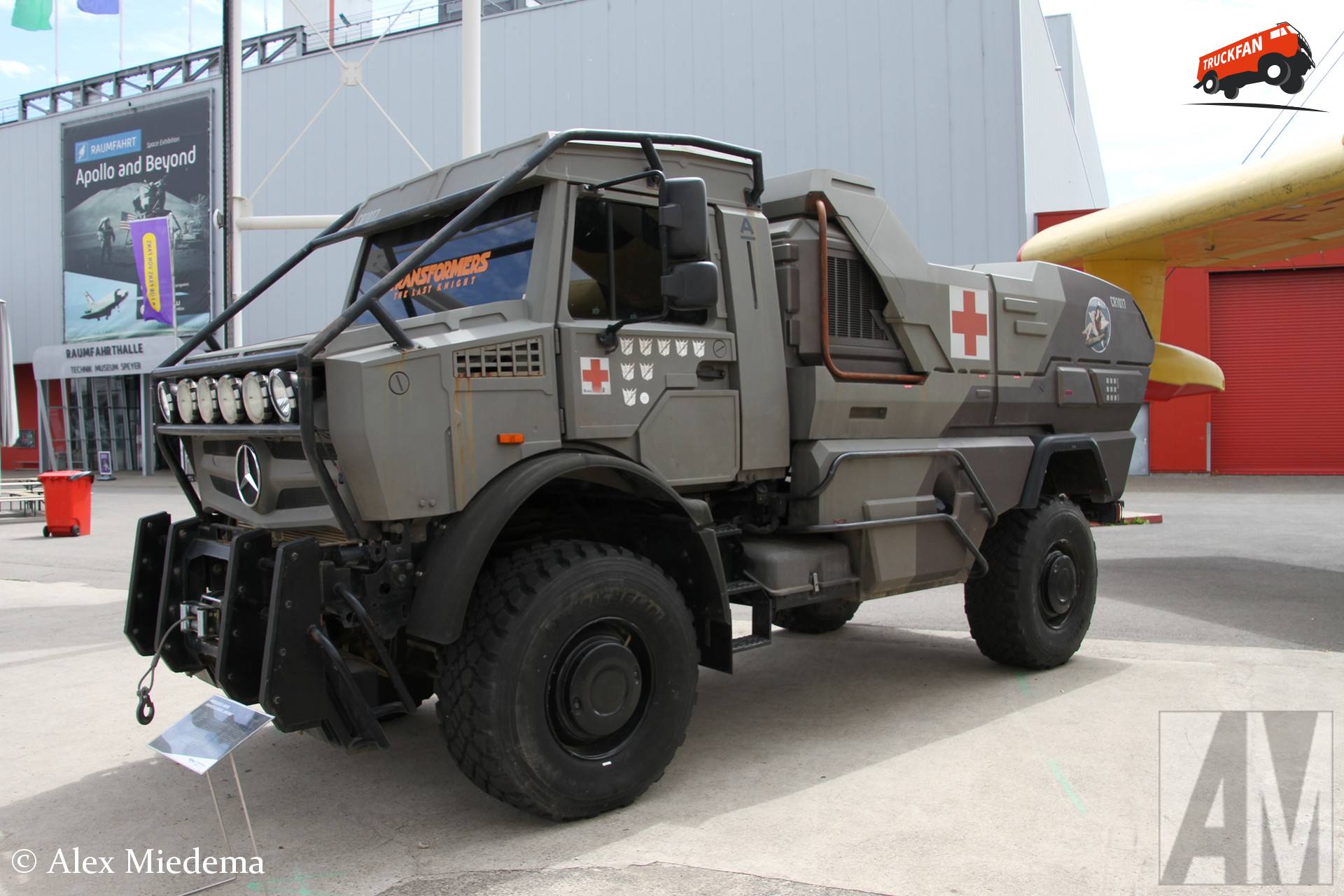 Unimog U5023 'Hound' bij Technik Museum Speyer