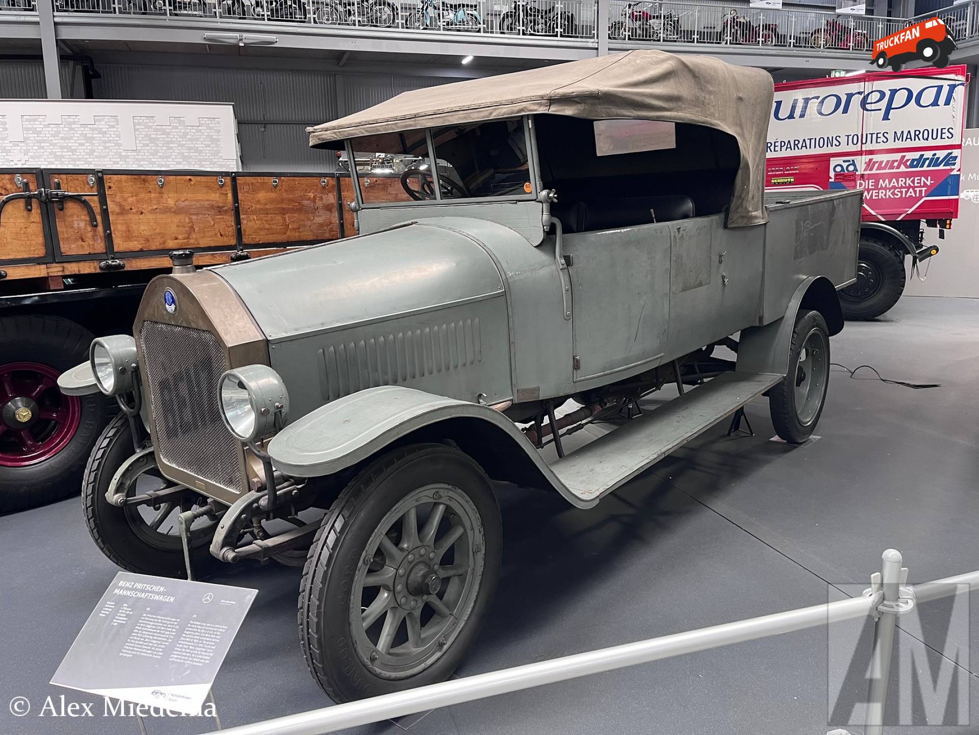 Benz Pritschen-Mannschaftswagen 1914 in Technik Museum Speyer