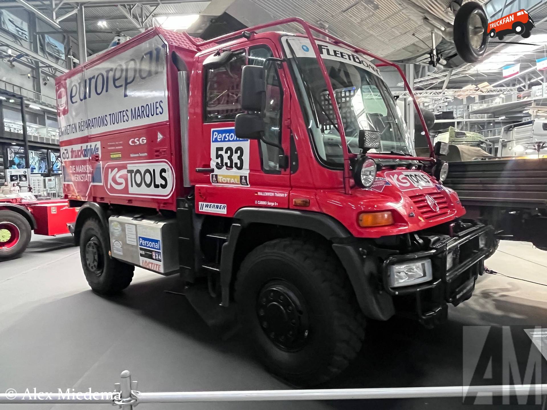 Unimog U400 service vehicle from Dakar 2006